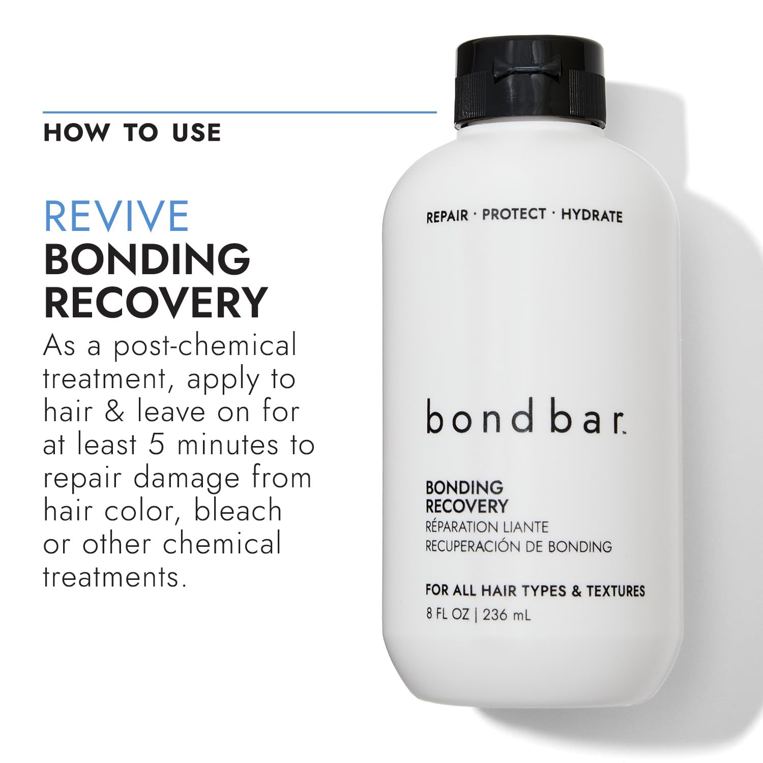 Bondbar Treatment recyclable bottle emphasizing eco-friendly packaging