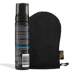 Bondi Sands double-sided application mitt ready for seamless tanning.