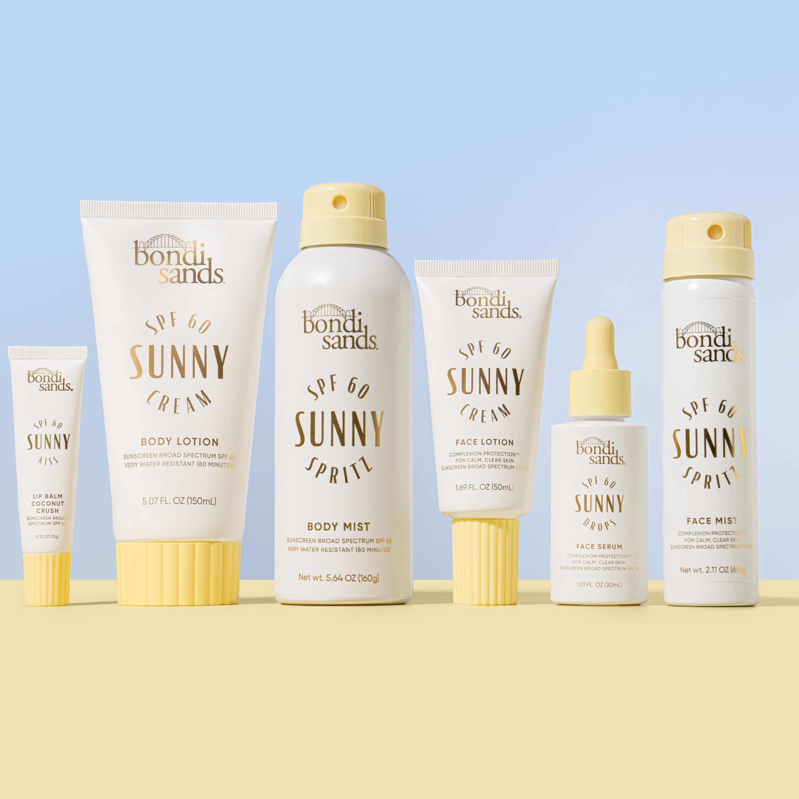 Bondi Sands Sunny Drops ingredient focus hibiscus and vitamin E.