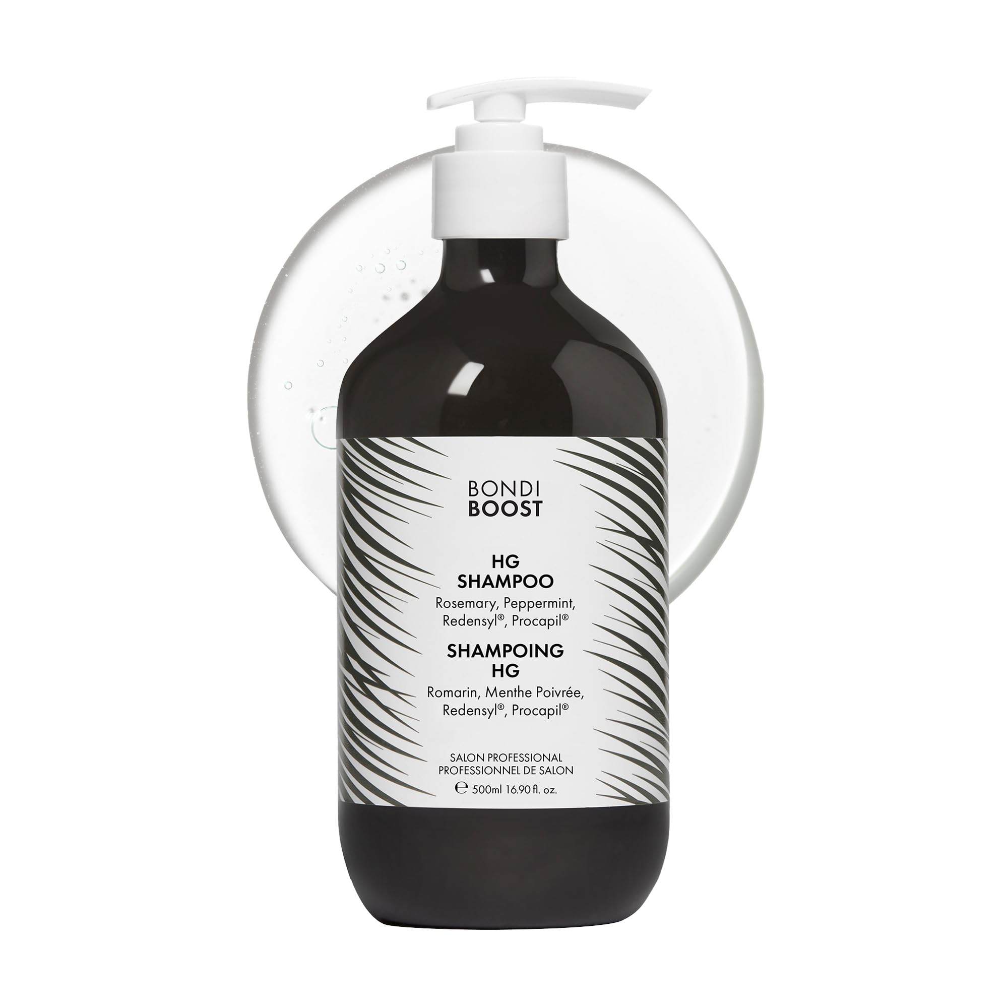 BONDIBOOST HG shampoo bottle for fuller-looking hair, daily use