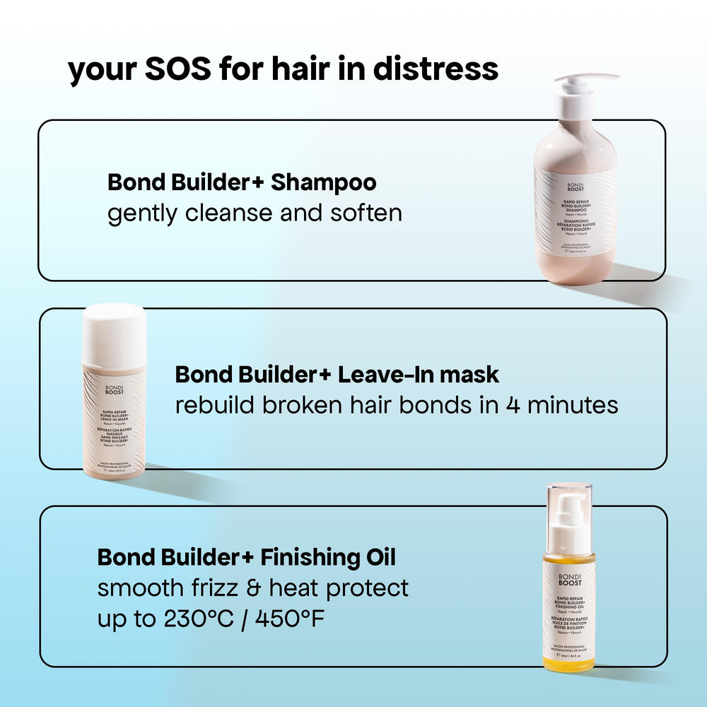 BondiBoost Rapid Repair Oil showcases silicone-free finishing formula