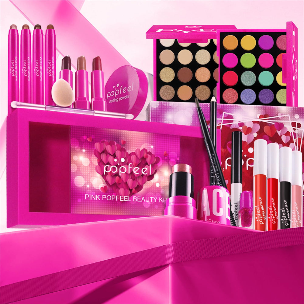 BONNIE CHOICE hot pink eyeshadow palette close-up with rich pigments.