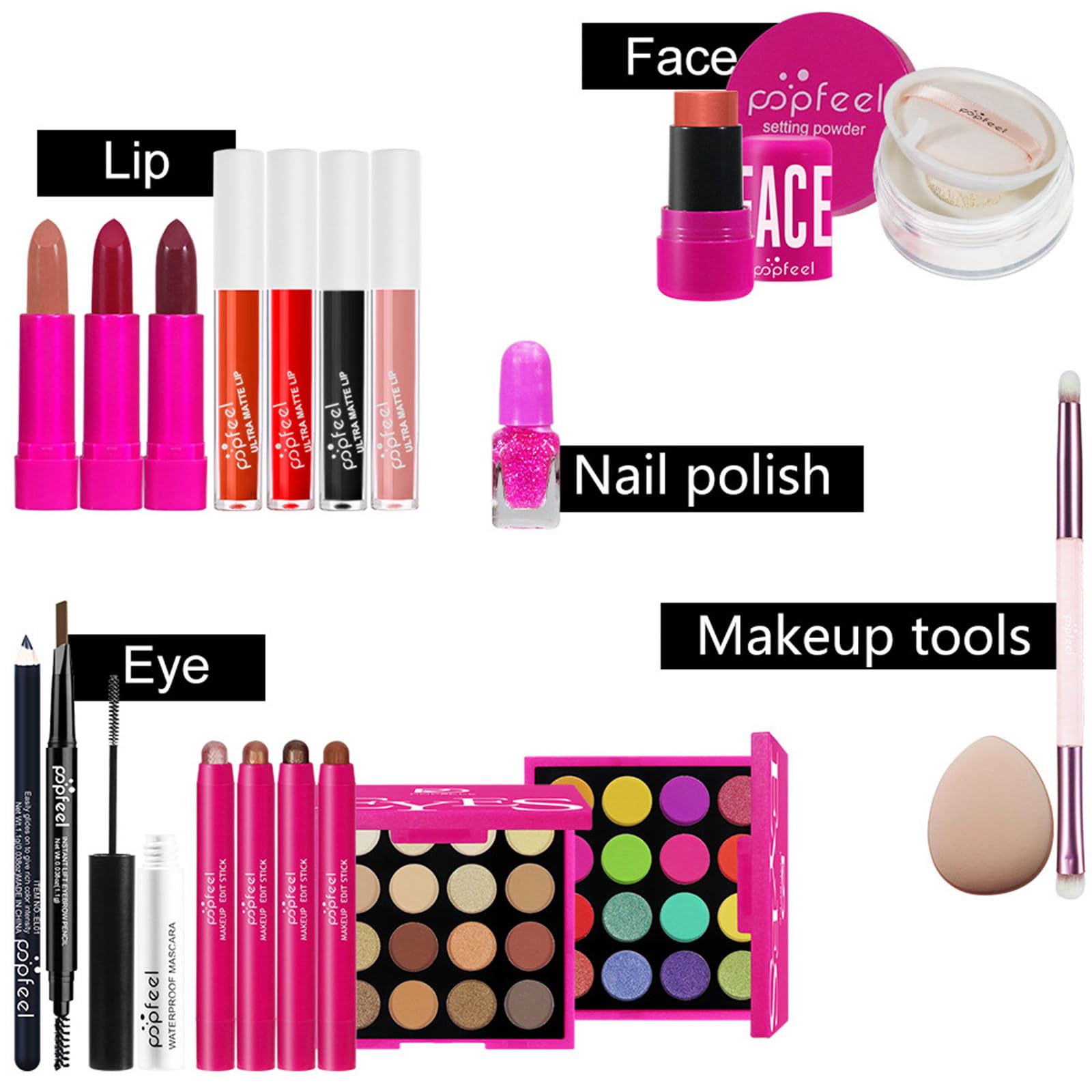 BONNIE CHOICE hot pink concealer for quick blemish coverage.