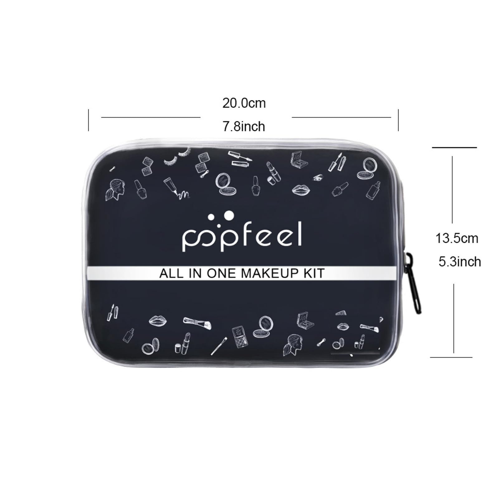 BONNIE CHOICE makeup brush set and tools for precise on-the-go application