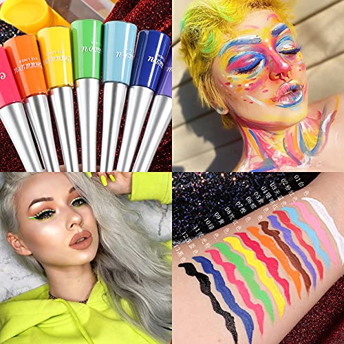 BONNIE CHOICE waterproof fluorescent eyeliner for long-lasting party looks