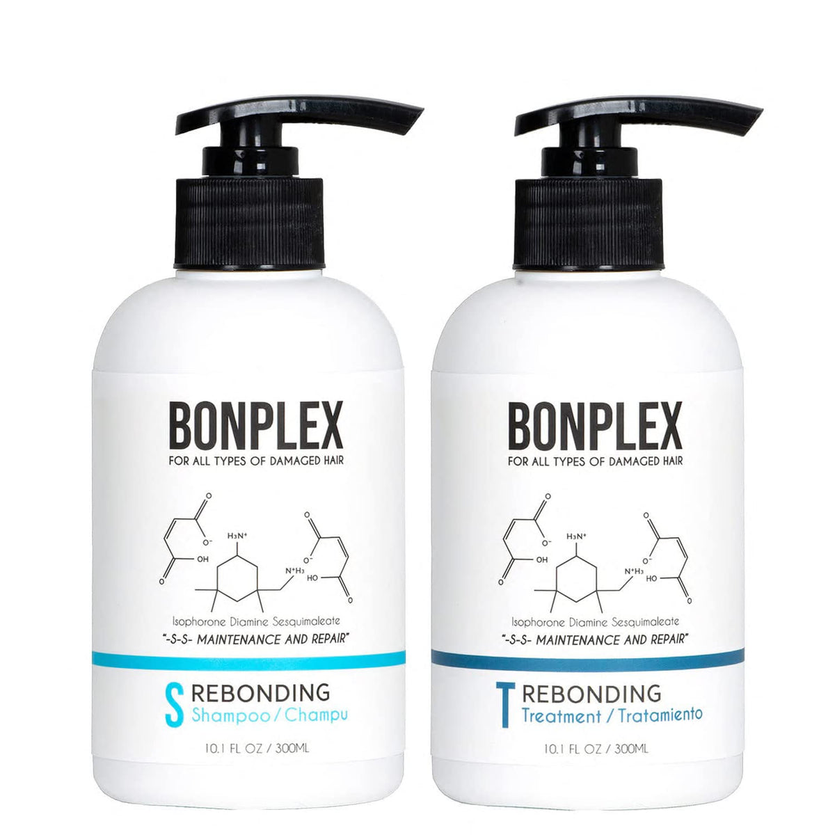 BONPLEX Perfect Bonding Concentrate bottle showing bond renewal for damaged hair.