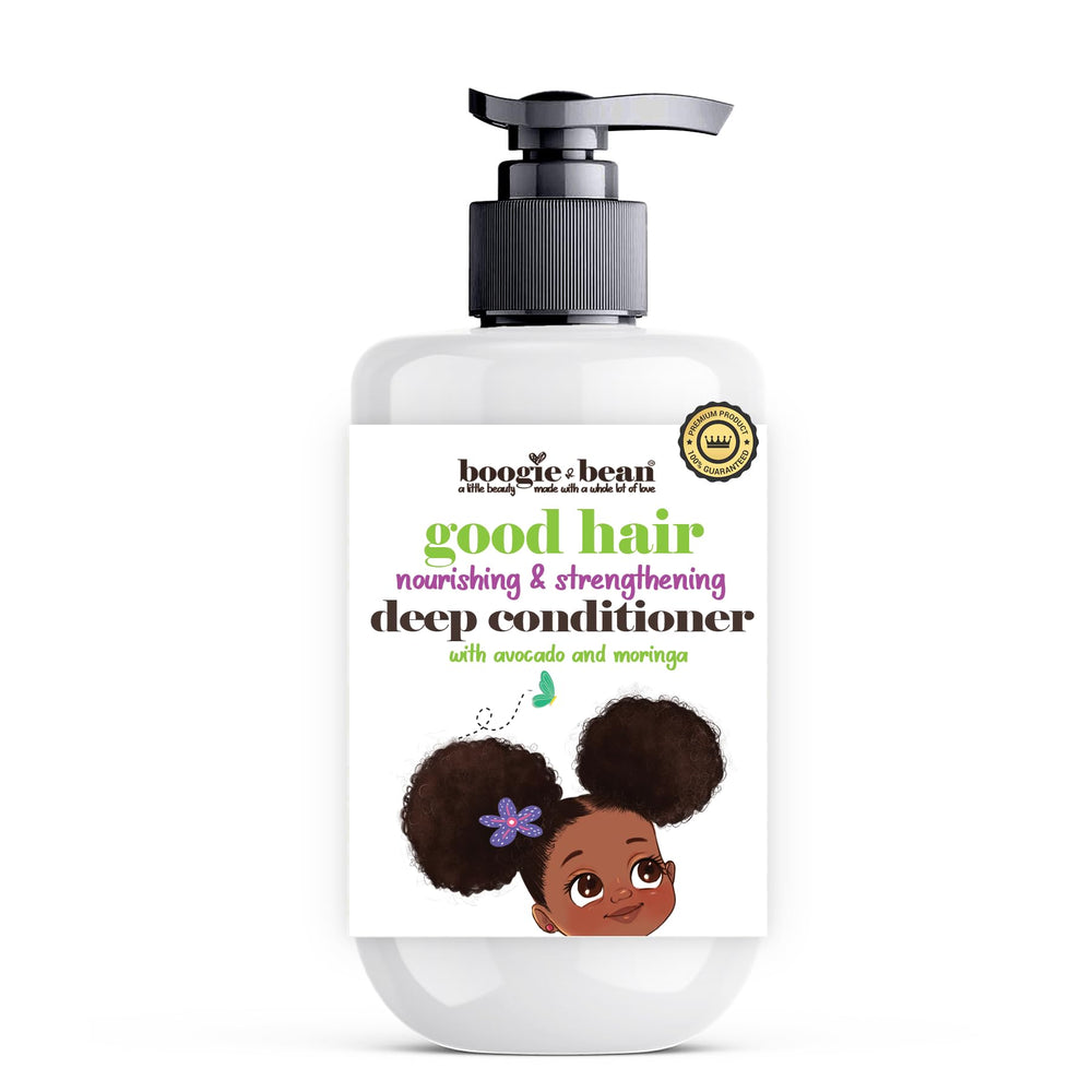 Boogie and Bean Coco Curls Kids Conditioner being applied during bath time