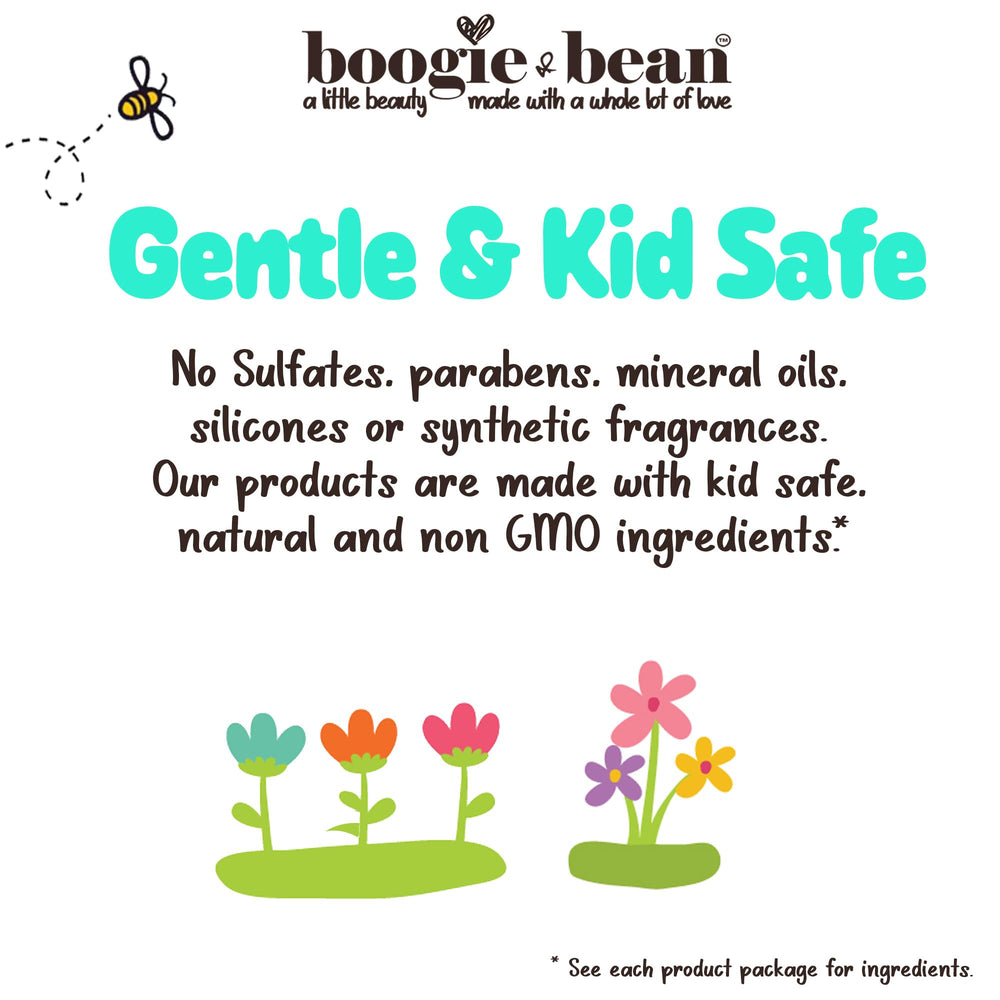 Boogie and Bean creamy texture suggests gentle detangling for children