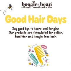 Boogie and Bean conditioner pump enables easy, mess-free application