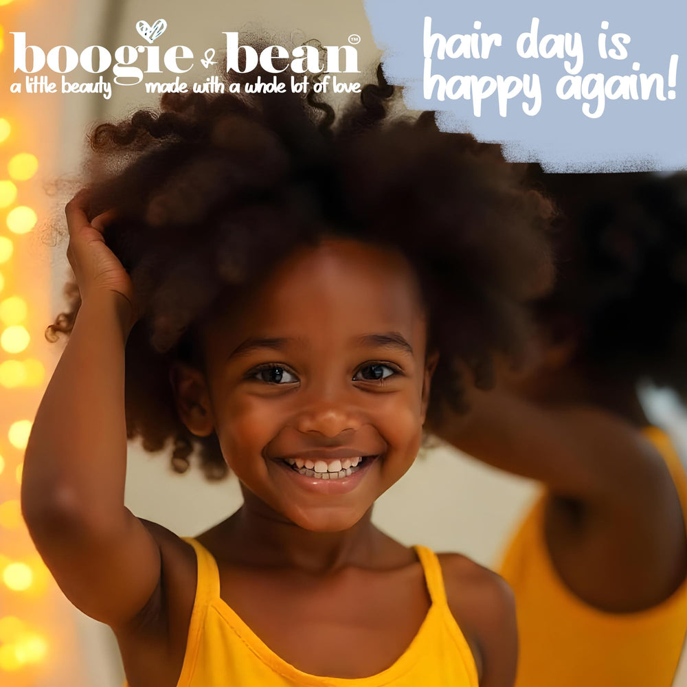 Boogie and Bean Rosemary Oil applied to the scalp for root-focused nourishment