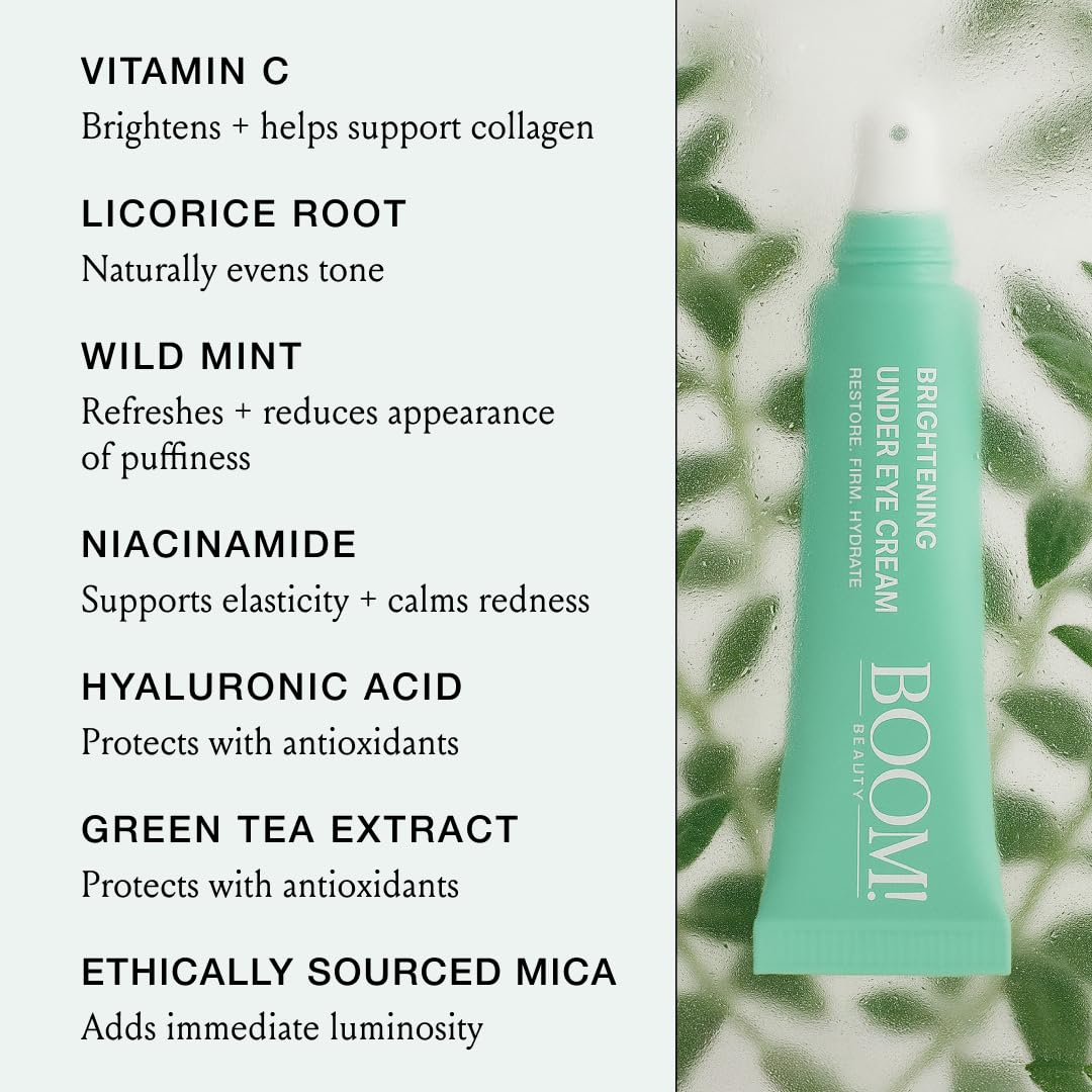 Boom Awaken lightweight vegan formula absorbs quickly for daily use.