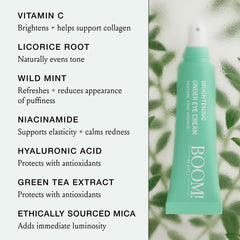 Boom Awaken lightweight vegan formula absorbs quickly for daily use.