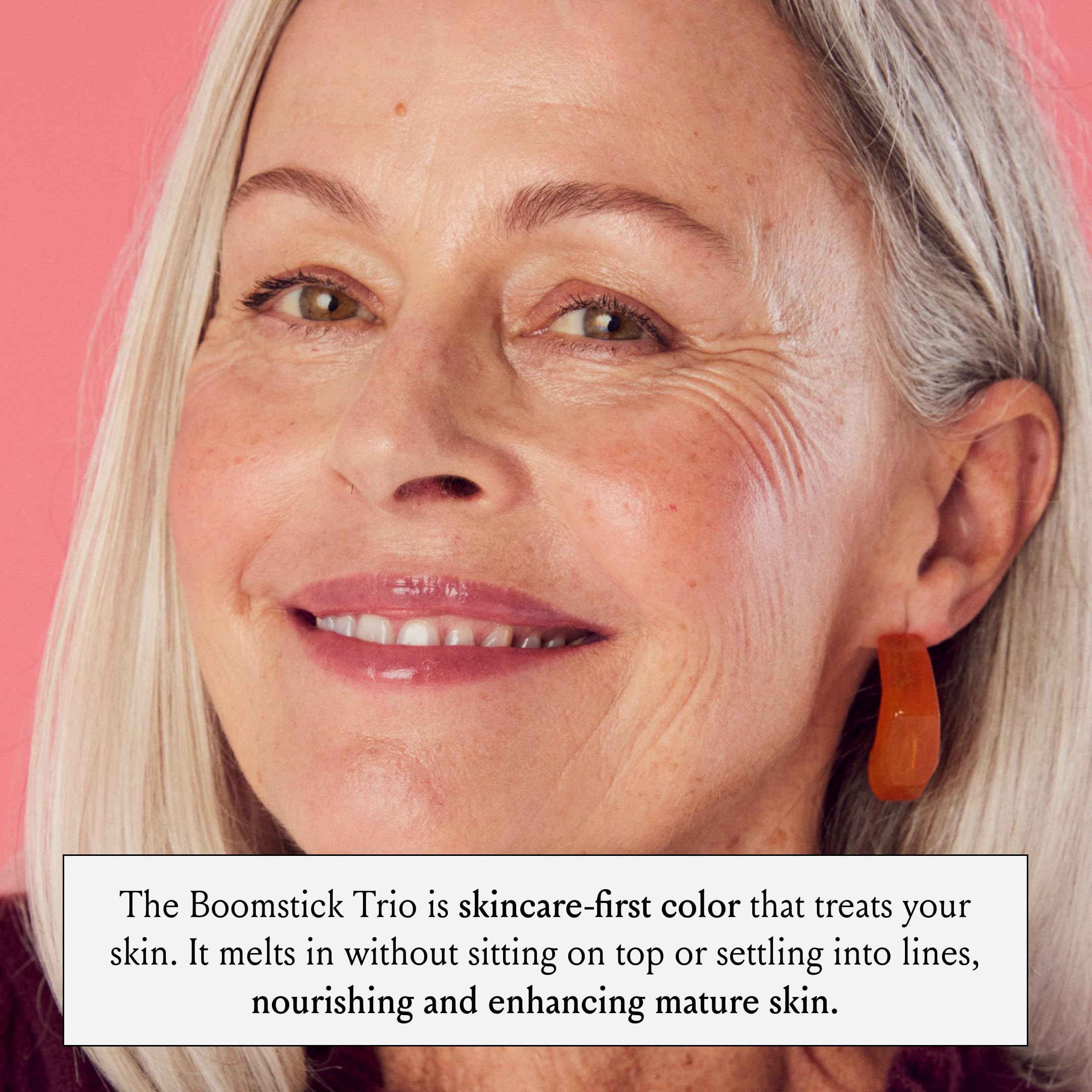 BOOM! Boomstick Trio Eye color wash for a subtle eyelid tint.