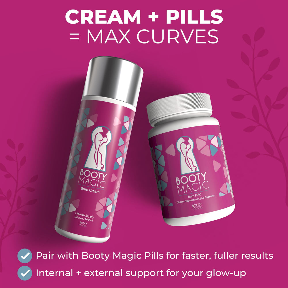 Booty Magic soft, silky skin after use suggests texture.