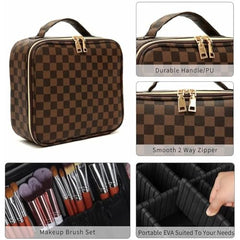 Bopomofo compact makeup brushes bag designed for on-the-go use