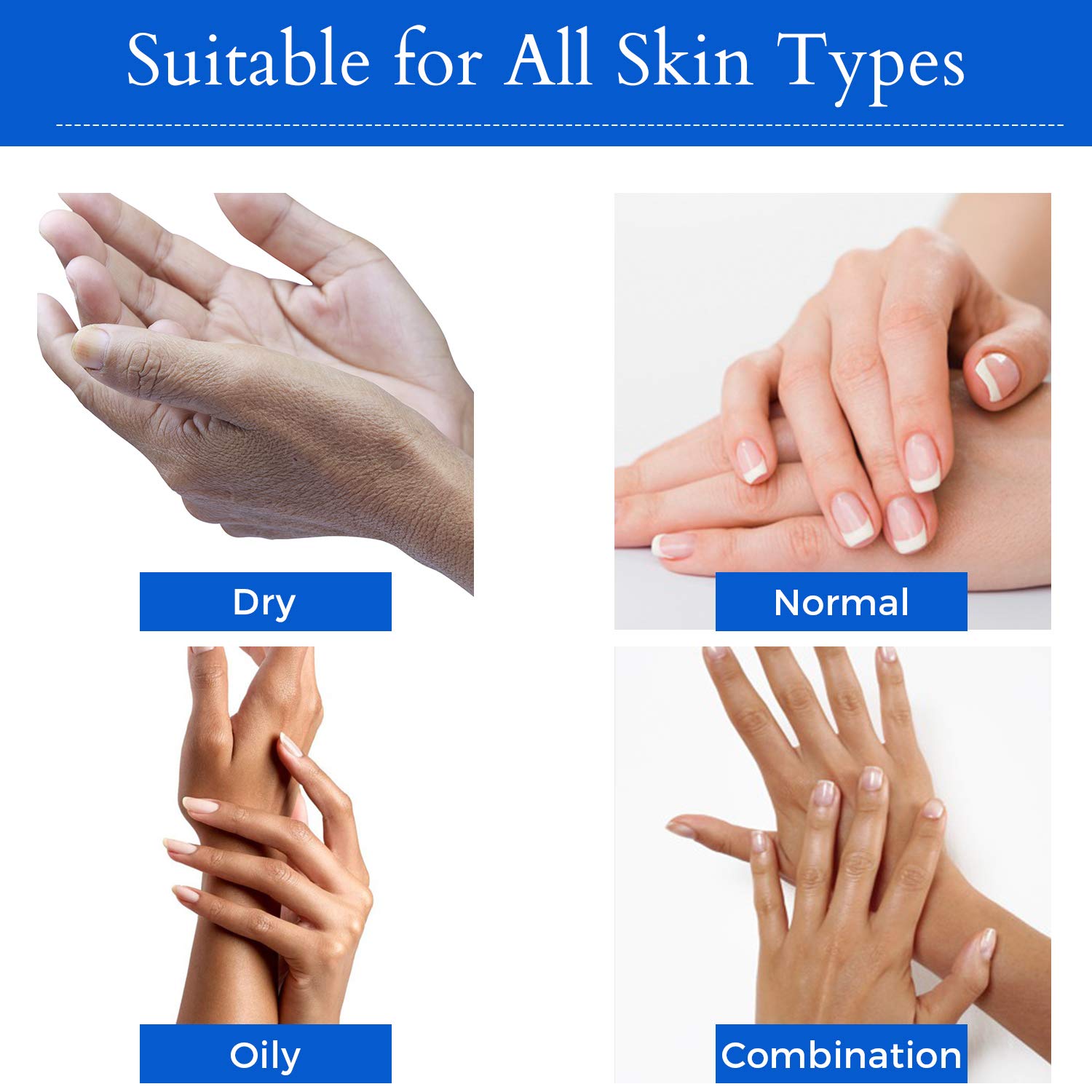 Borghese hands-on-use shows mask applied on hands for even coverage.