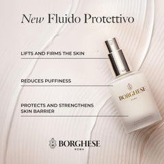 Borghese Eye Lift close-up shows creamy pump for targeted use.