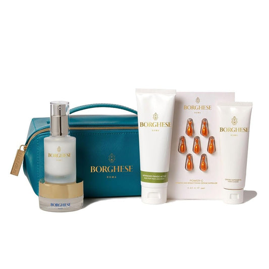 Borghese Italian Recipe Travel Set bag for on-the-go skincare organization.