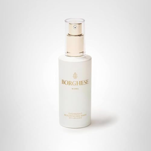 Borghese sunscreen SPF 30 recommended to accompany night mask usage.