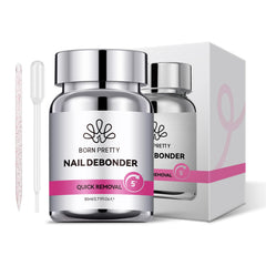 Born Pretty 80ml nail glue remover with sponge applicator for fast, gentle removal.