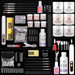 Born Pretty acrylic nail kit drill view demonstrates beginner-friendly equipment for home manicures