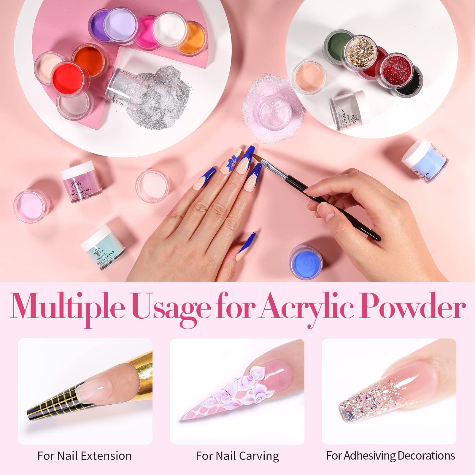 Born Pretty packaging highlights the complete 24 color seasonal collection