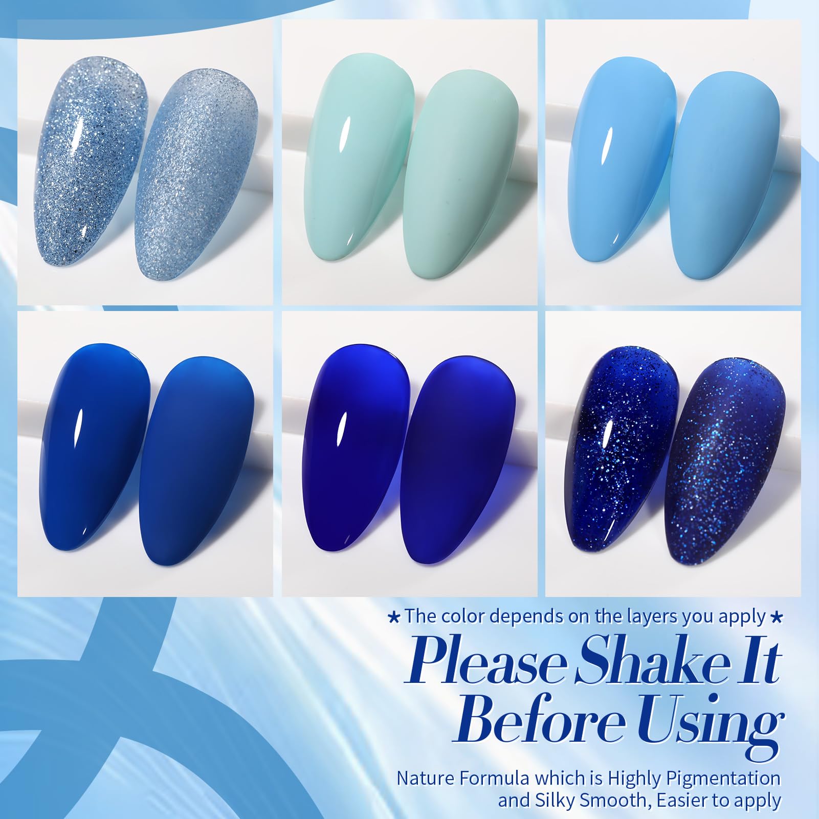 Born Pretty reflective glitter gel polish catches light for festive nails.