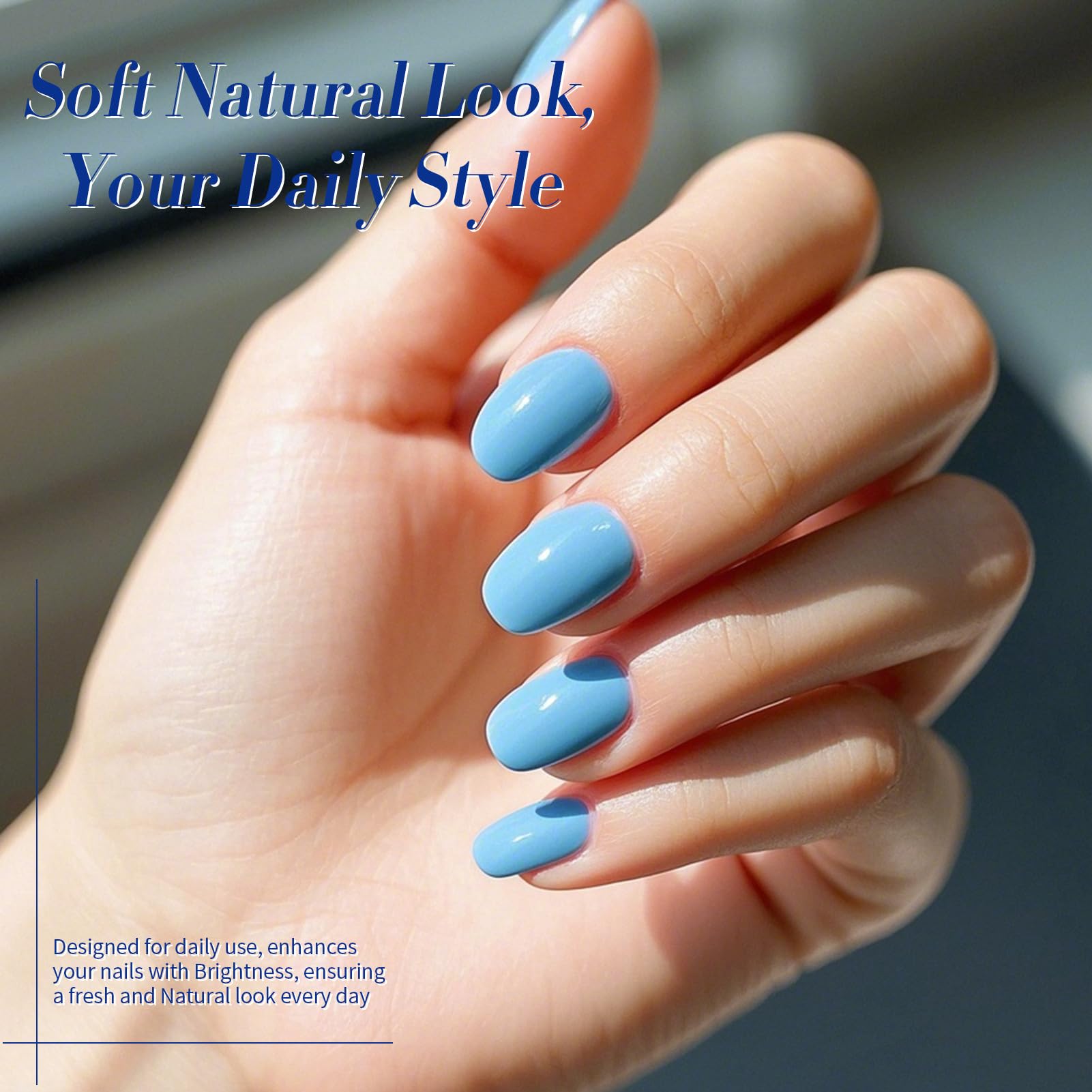 Born Pretty starry blue polish creates dazzling nail art with minimal coats.