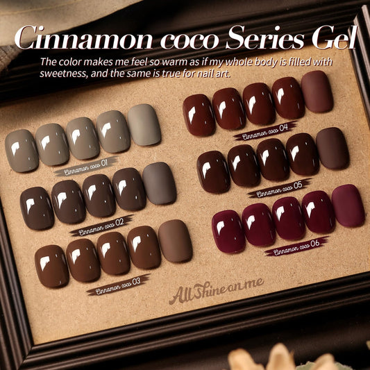 This Born Pretty Caramel Brown gel polish bottle showcases a warm, versatile shade.