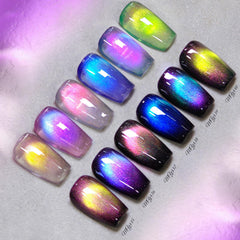 Born Pretty Cat Magnetic Eye blue gel polish for bold at-home manicure