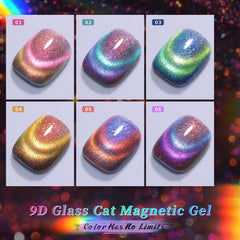 Born Pretty six-piece swatches reveal color range and holo sparkle
