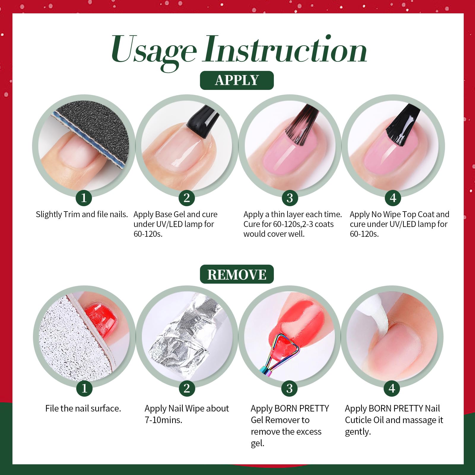Born Pretty Christmas Cat Magnetic Eye Gel Nail Polish kit ideal for at-home manicure artistry.