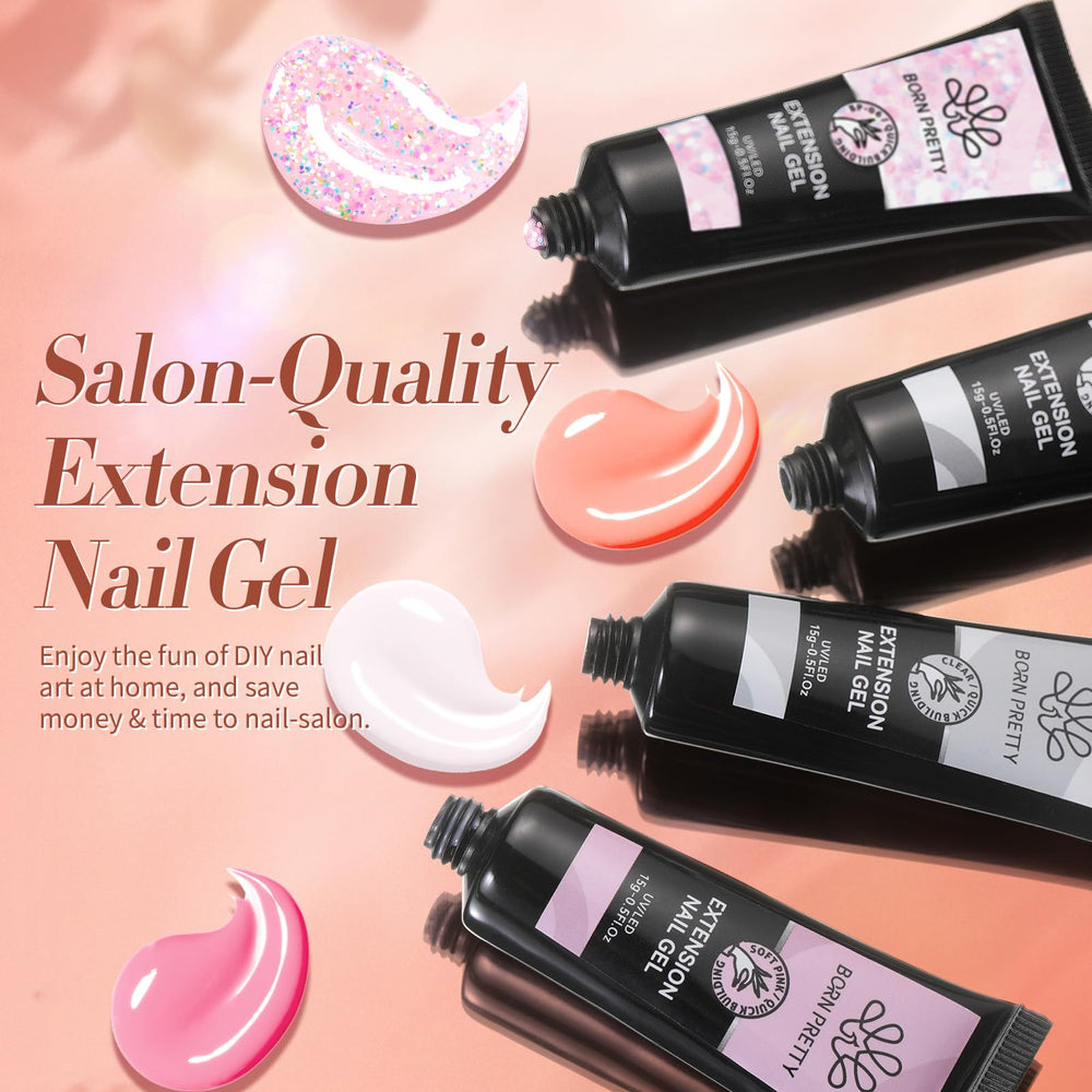 Born Pretty gel base coat supports strong adhesion for long-lasting extensions