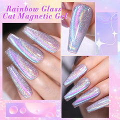 Born Pretty gift-set of six bottles arranged for stylish at-home nail art.