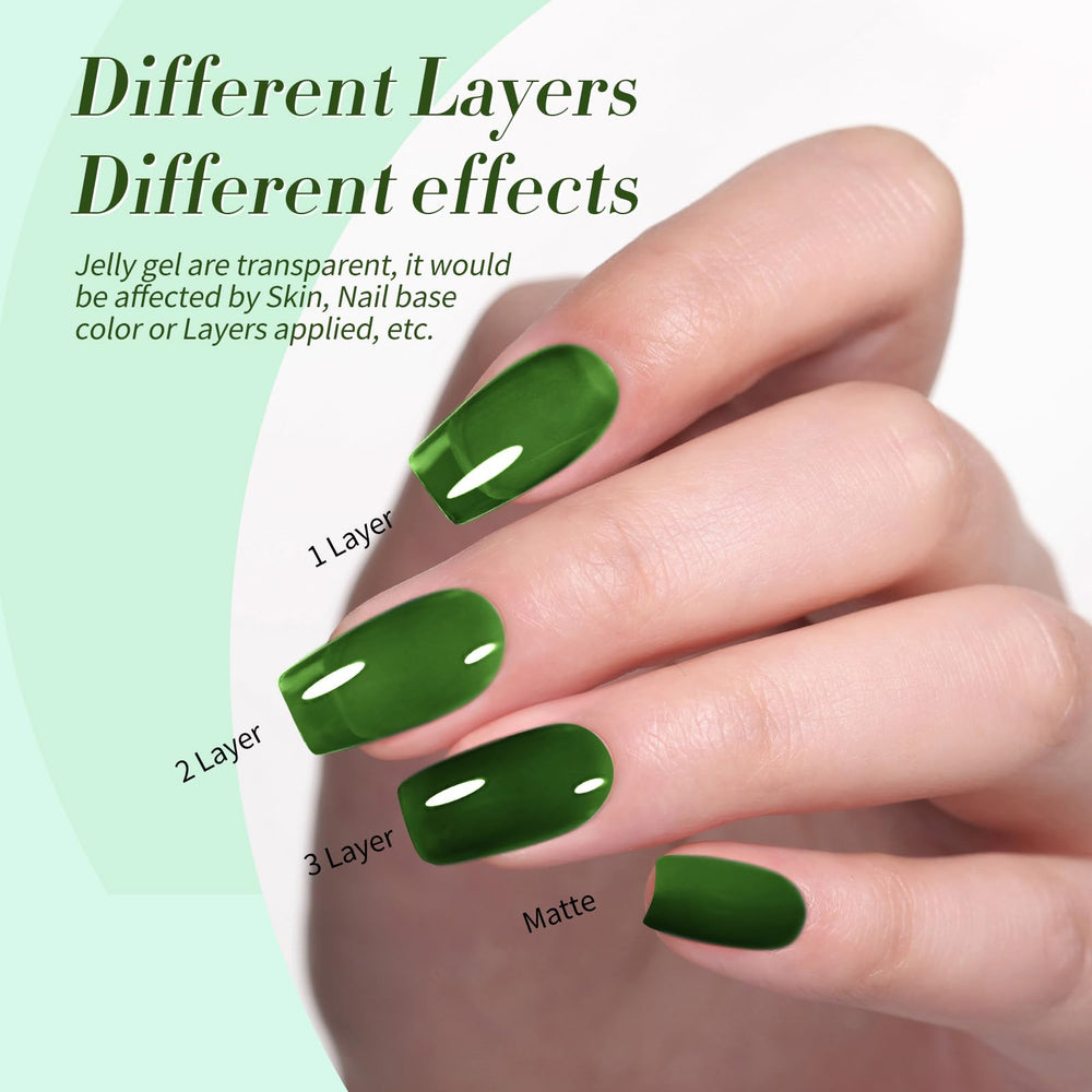 Born Pretty glitter gel polish close-up reveals shimmer and eye-catching detail
