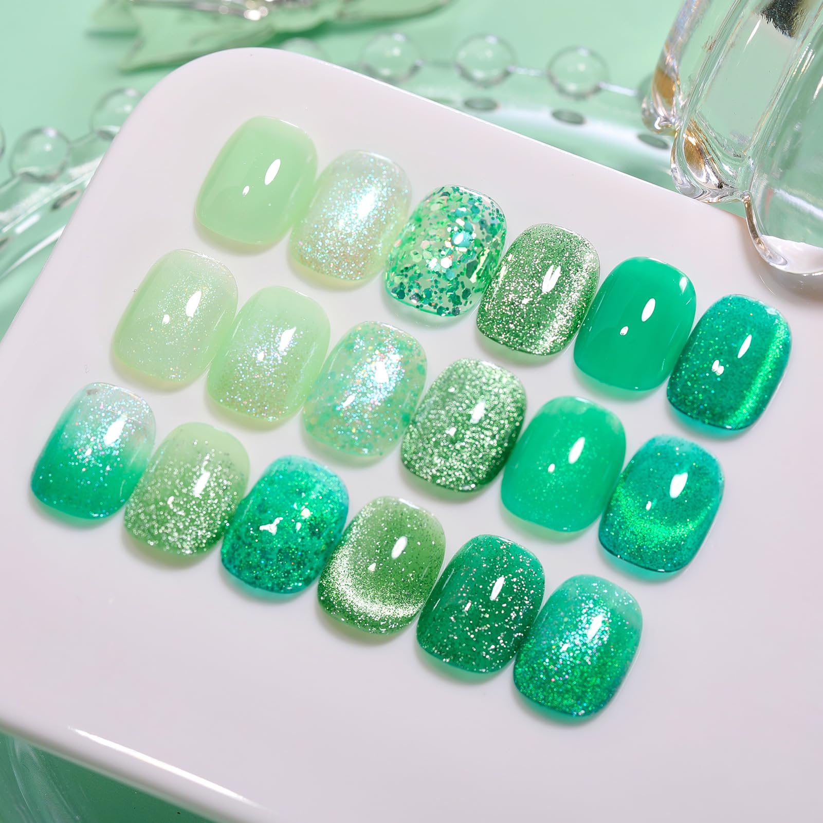 Born Pretty glitter holographic gel polish adds sparkling party-ready shine.