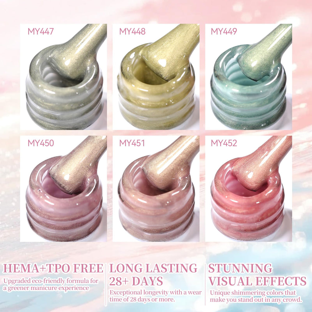 Rose Gold Glow shade provides warm shimmer for spring/summer looks.