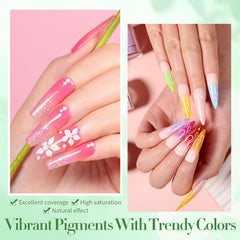 Born Pretty 11-free healthy formula highlights nail-friendly use.