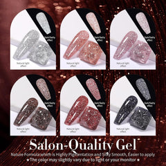 Born Pretty holographic shine in sunlight sparks a dynamic, eye-catching manicure.