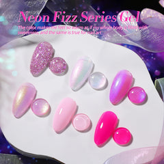 Born Pretty hot pink gel polish for vibrant everyday wear.