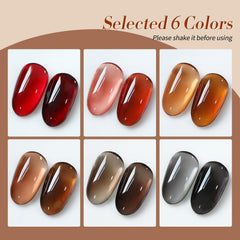 Born Pretty jelly gel black bottle adds dramatic contrast and depth