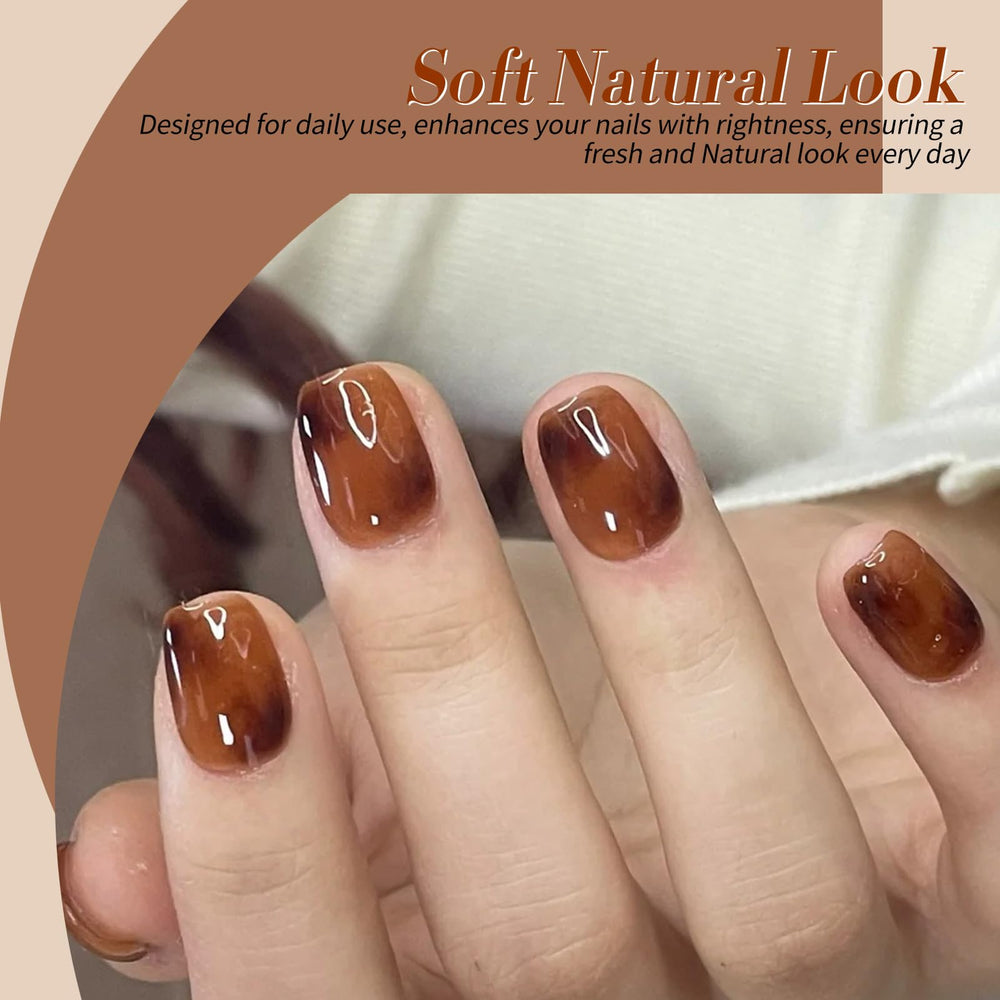 Born Pretty jelly gel burgundy bottle offers sophisticated autumn elegance