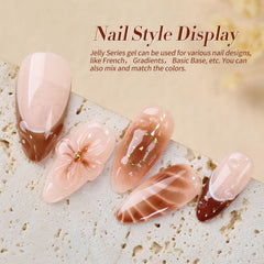 Born Pretty jelly gel nail polish set black for bold, dramatic nails