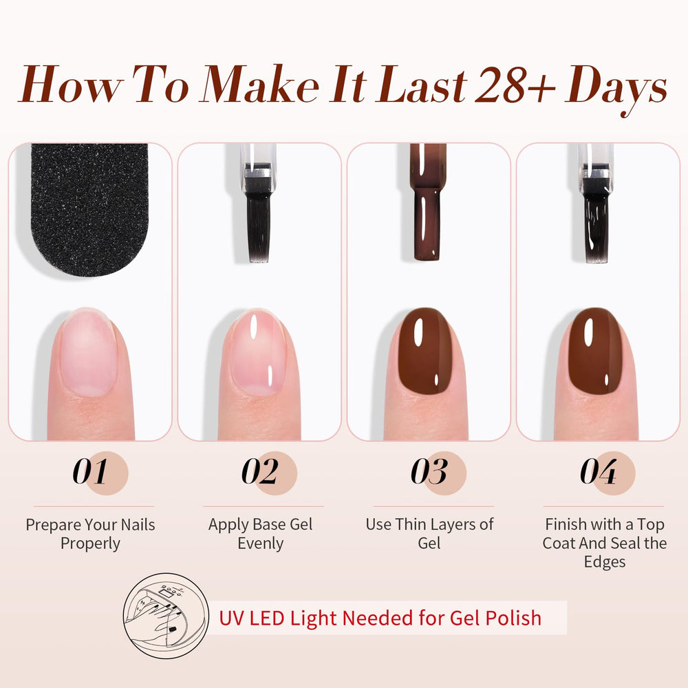 Born Pretty jelly gel nail polish set gift idea for nail art lovers