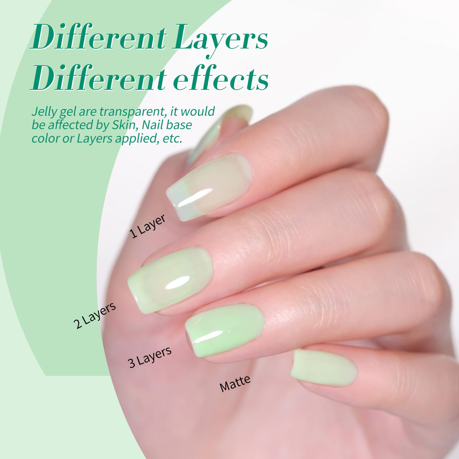 Born Pretty nail polish cures under LED/UV lamp for durability.