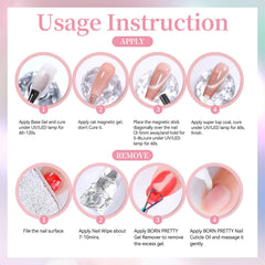 Born Pretty long-lasting shine swatches indicating up to 21 days wear