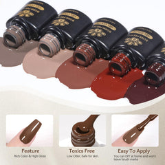 Born Pretty gel polish with low odor supports comfortable at-home use