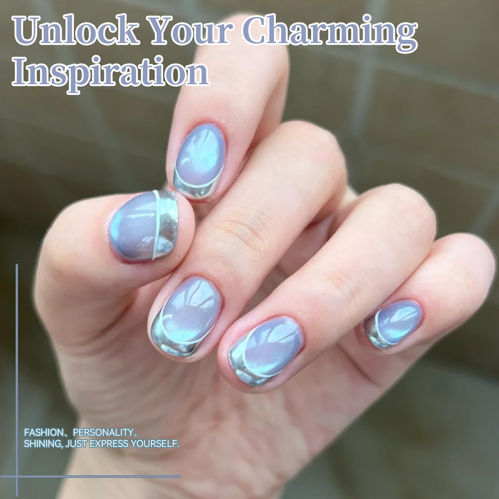 Born Pretty magnetic eye gel shapes forming during cure enable quick, eye-catching nail art