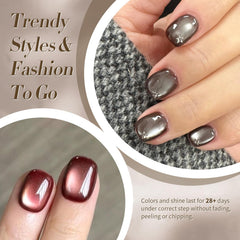 Born Pretty gel polish demonstrates moist texture with a glossy shine under light.