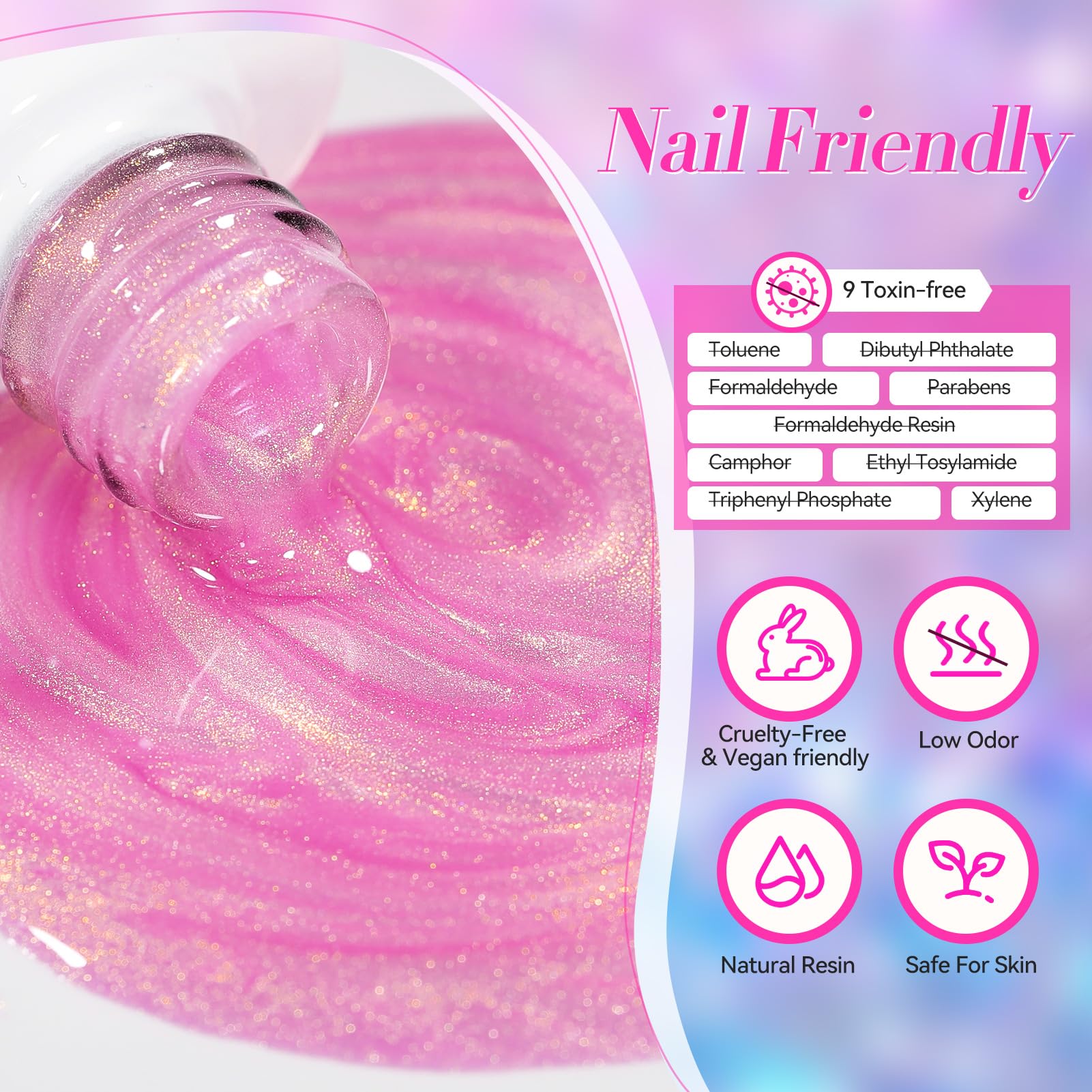 Born Pretty nail art kit collection for versatile DIY manicures.